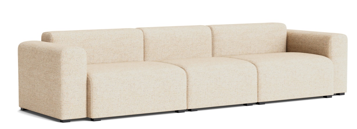 Mags Sofa 3-Sitzer Combination 1 Low Armrest Hay Stoff Bolgheri LGG60