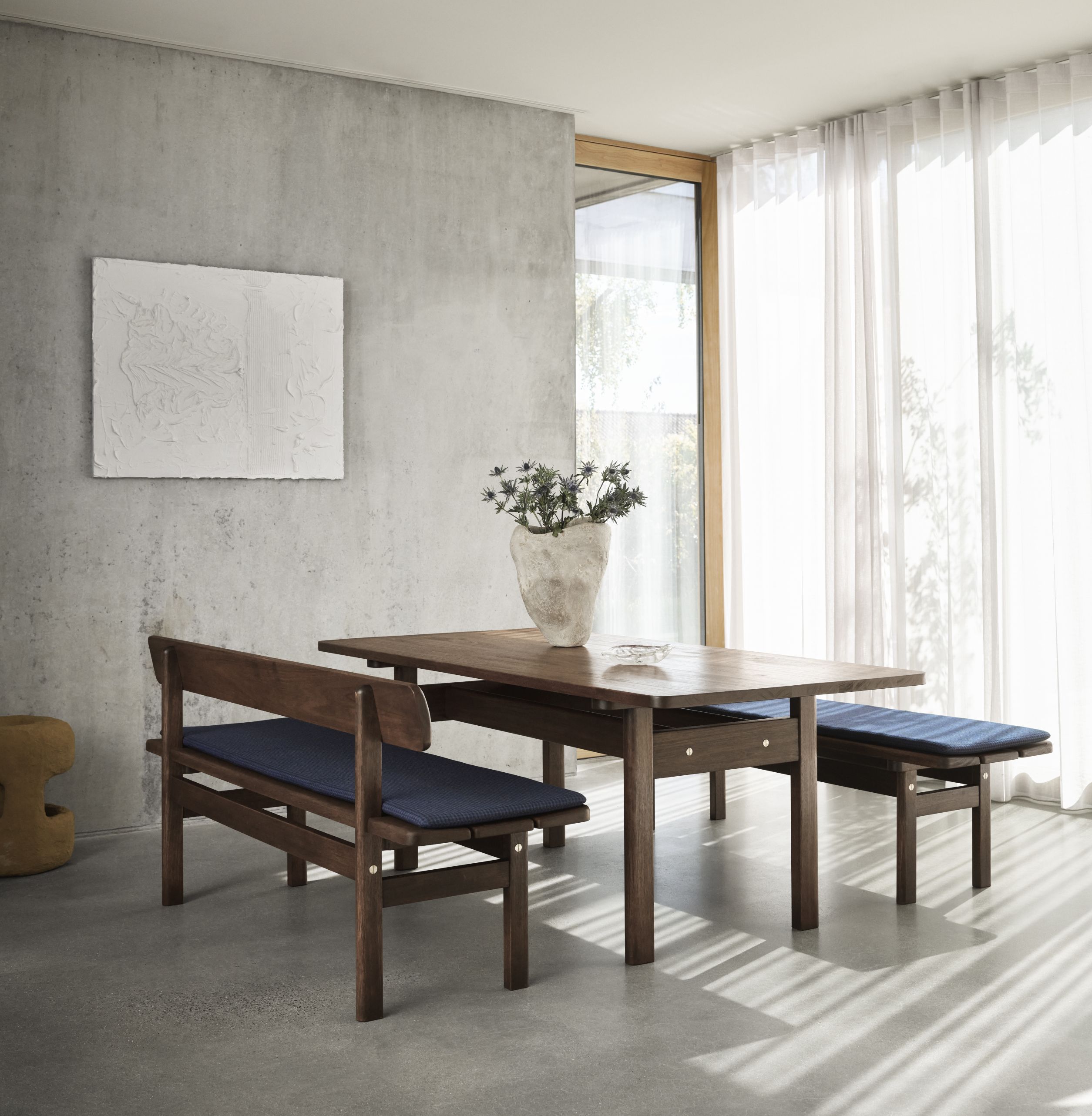 Asserbo Series Bank dunkel geölter Eukalyptus Carl Hansen & Søn