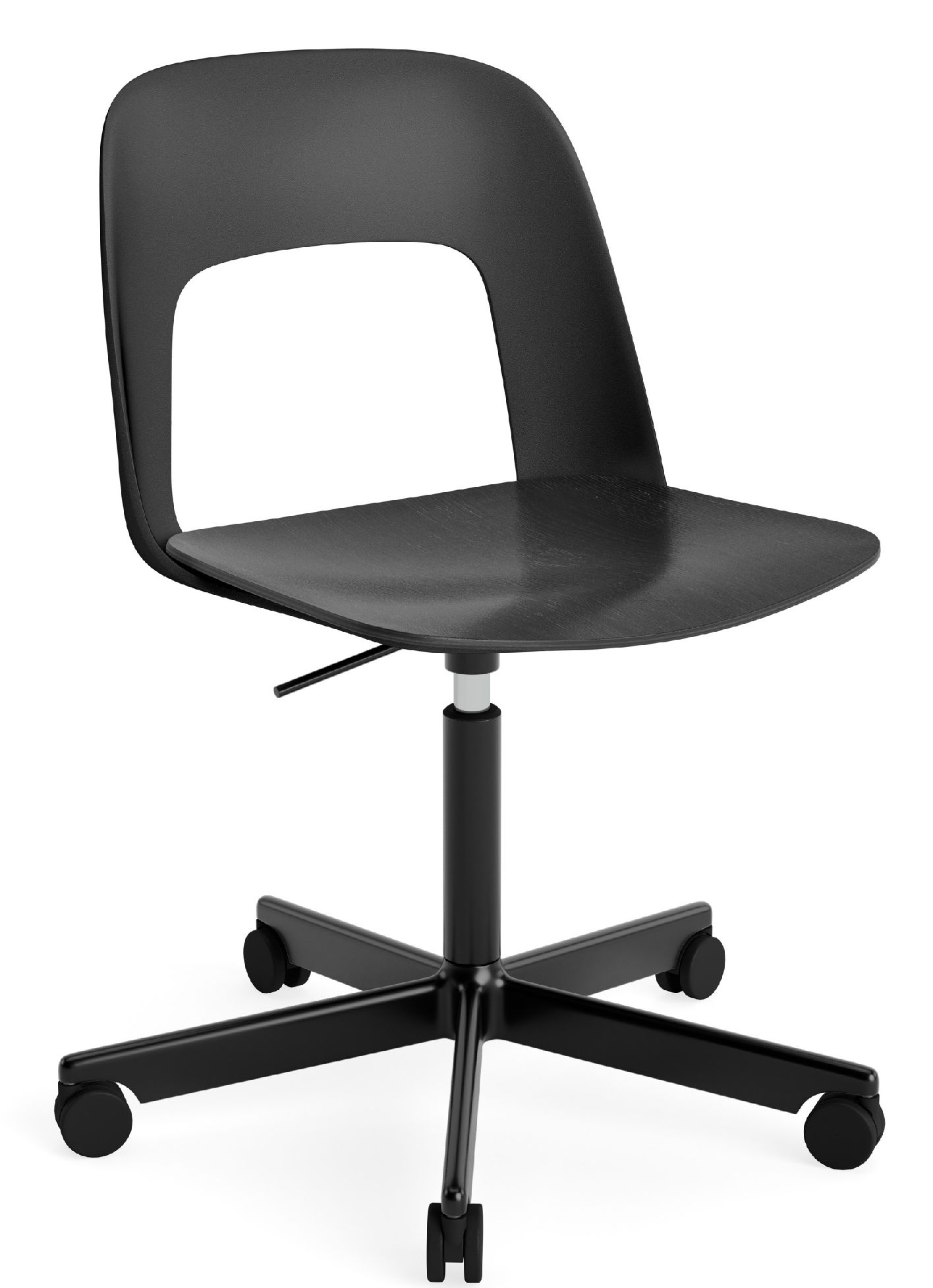 Layout Side Chair 142 5-Stern Drehfuß Stuhl Hay