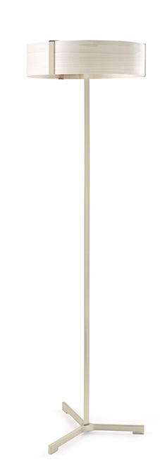 Thesis Floor LED Stehleuchte LZF Lamps Metall Elfenbein matt, Elfenbeinweiß