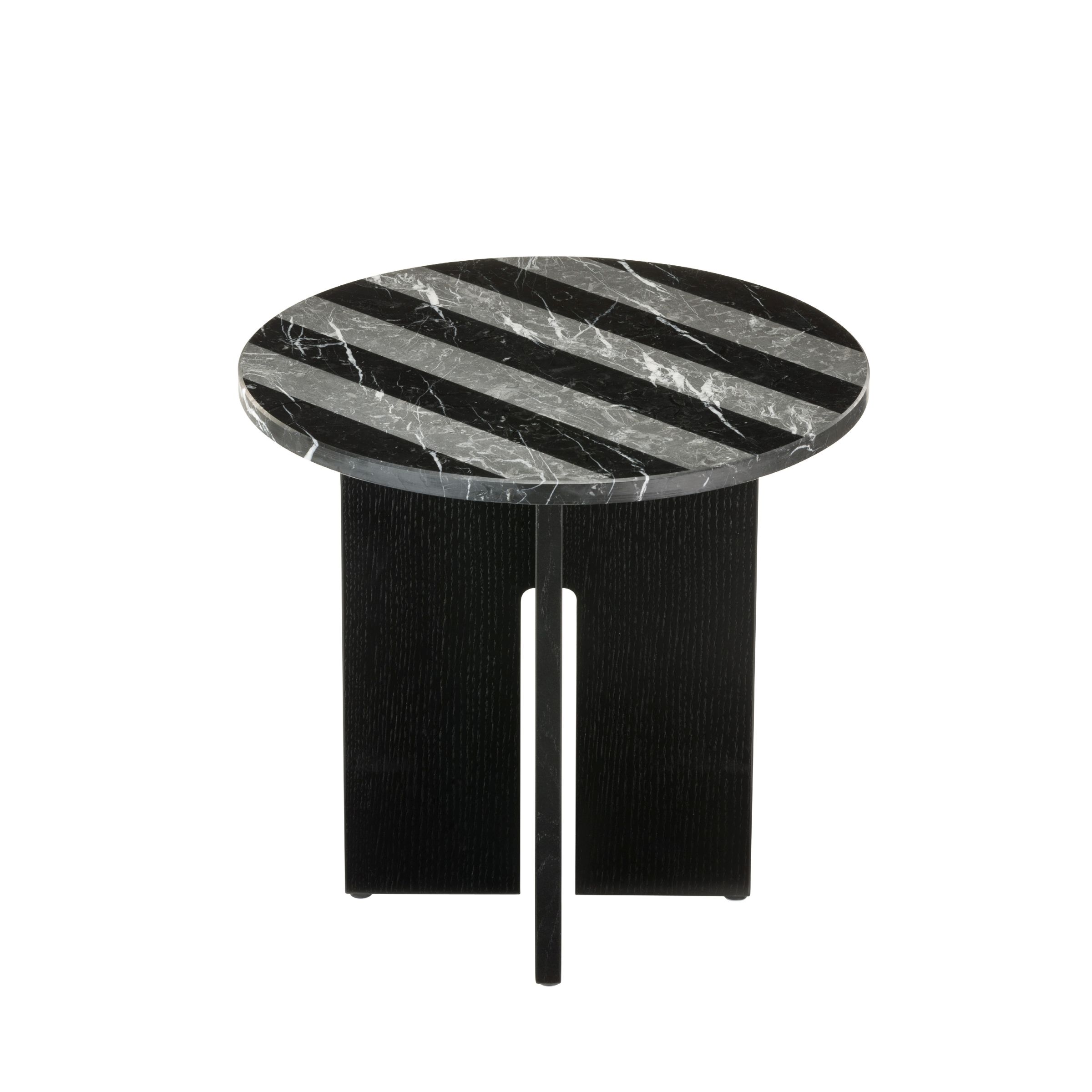 Sediment Side Table Beistelltisch Nero Marquina Favius