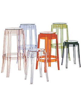 Charles Ghost Hocker 2-er Set Kartell