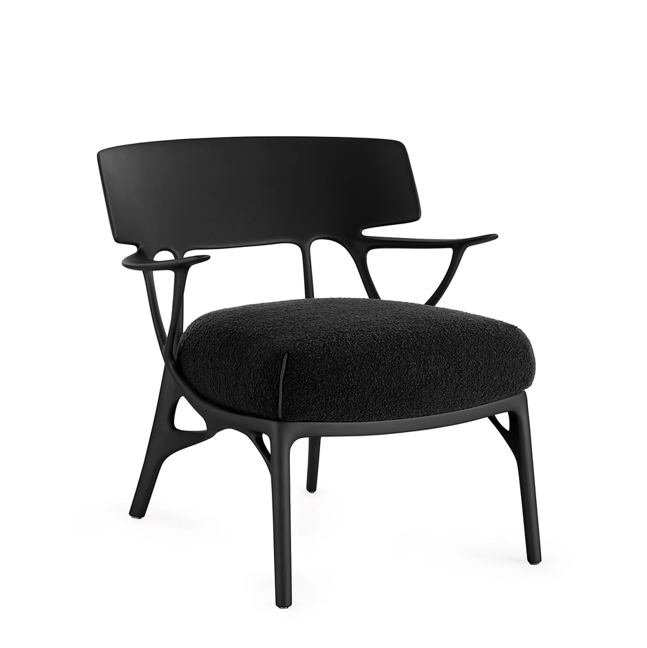 A.I. Lounge Sessel schwarz Kartell