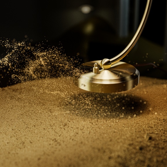 PH 2/2 Luna Tischleuchte Messing / Opal Glas Louis Poulsen LIMITED EDITION