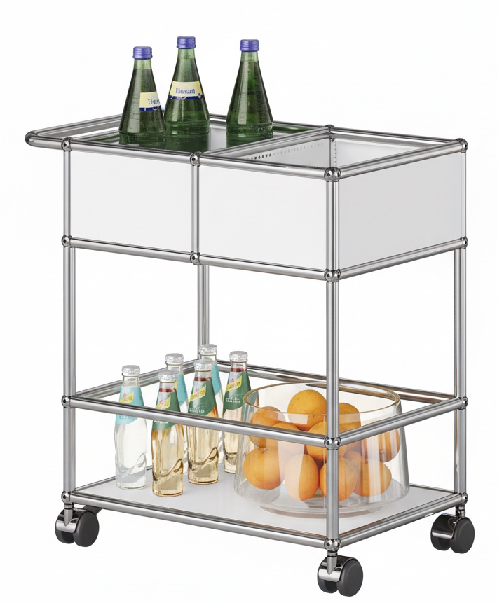 Barwagen USM Haller Reinweiss