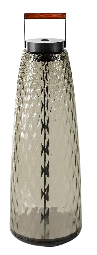 Cassina 094 Singapore Sling Akkuleuchte: Stehleuchte für den Außenbereich mit Holzgriff.