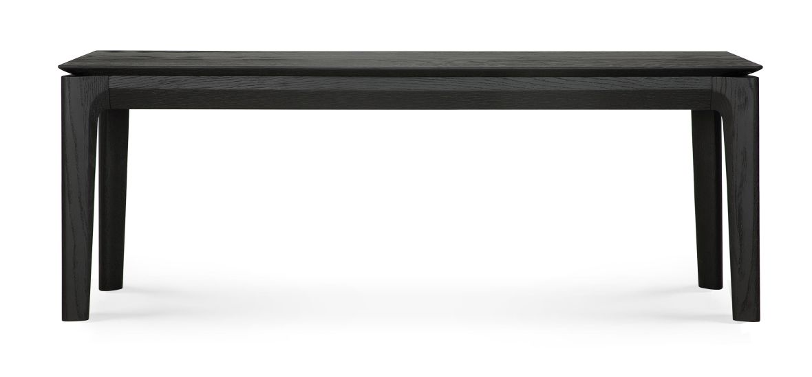 Schwarzer Esstisch aus Eiche, Modell Bok Bank von Ethnicraft, moderne Möbel für Esszimmer.