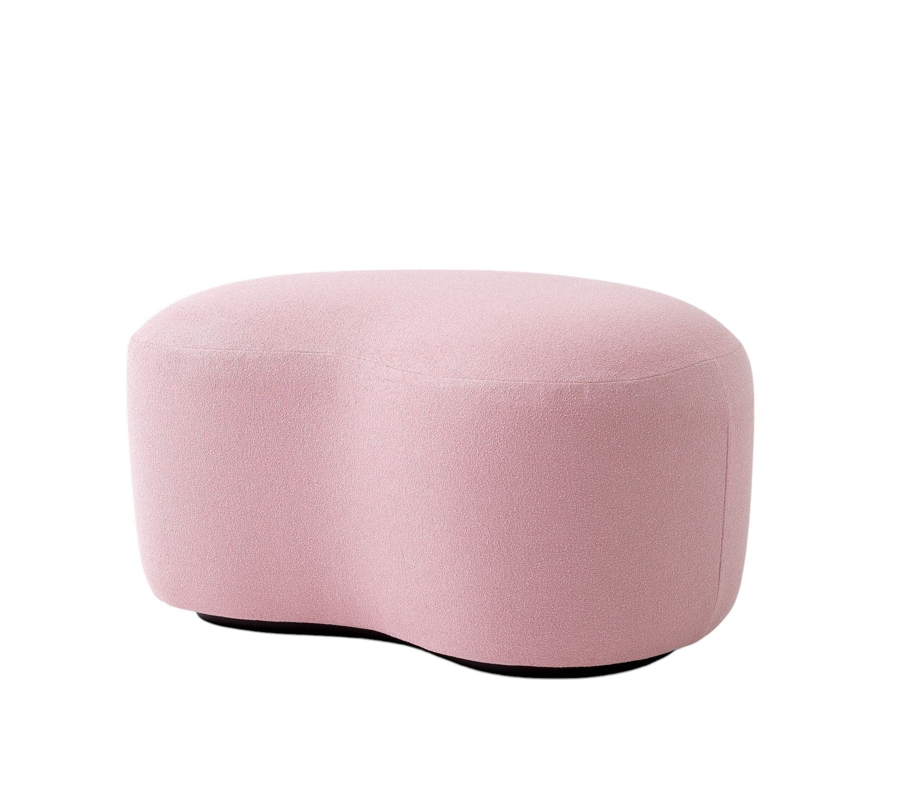 Rosa Margas LC5 Pouf Hocker von AndTradition, moderner Sitzhocker für Wohnzimmer und Lounge.