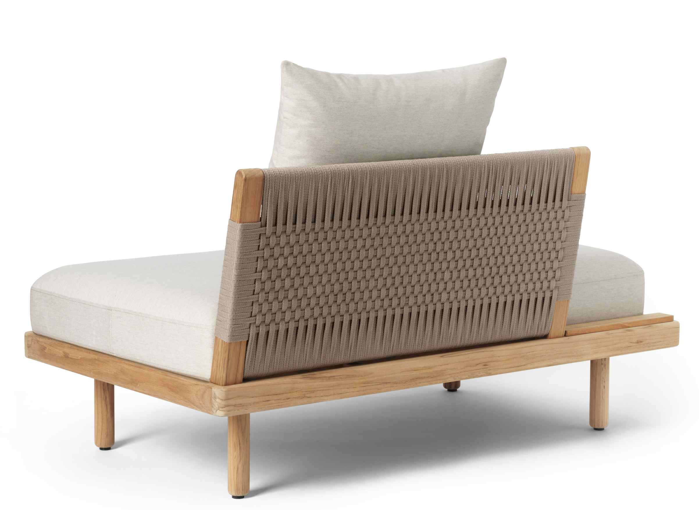 E520 Embrace Sofa Modul mit kurzer Rückenlehne und Beistelltisch Outdoor Carl Hansen & Søn 