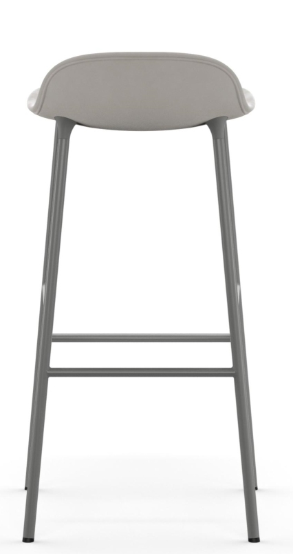 Form Barstool Barhocker H 75 cm Stahl Gepolstert Normann Copenhagen