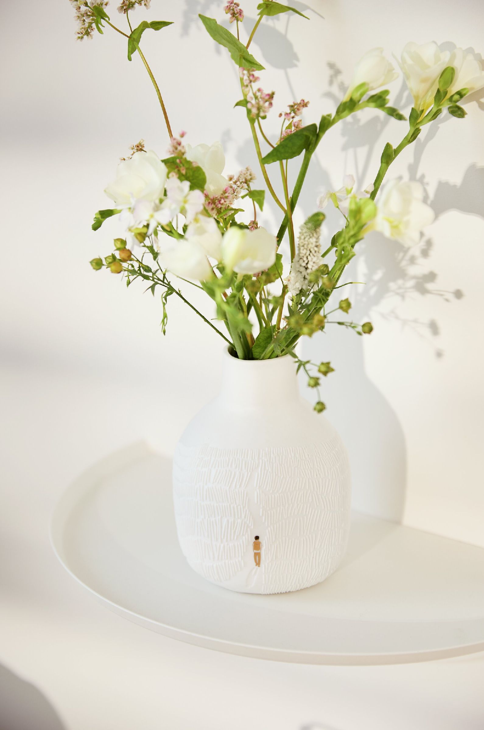 Vase Gräser im Wind Räder