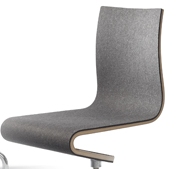 Esche schwarz / Filz schwarz- anthrazit meliert