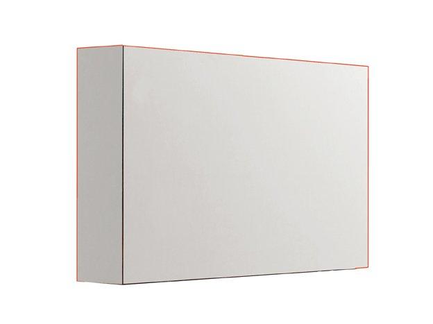 Weißer Flatbox Sekretär von Müller Möbelwerkstätten, geschlossen, für platzsparendes Arbeiten.