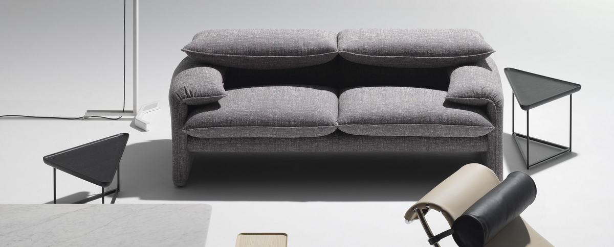 675 Maralunga Sofa Zweisitzer Cassina