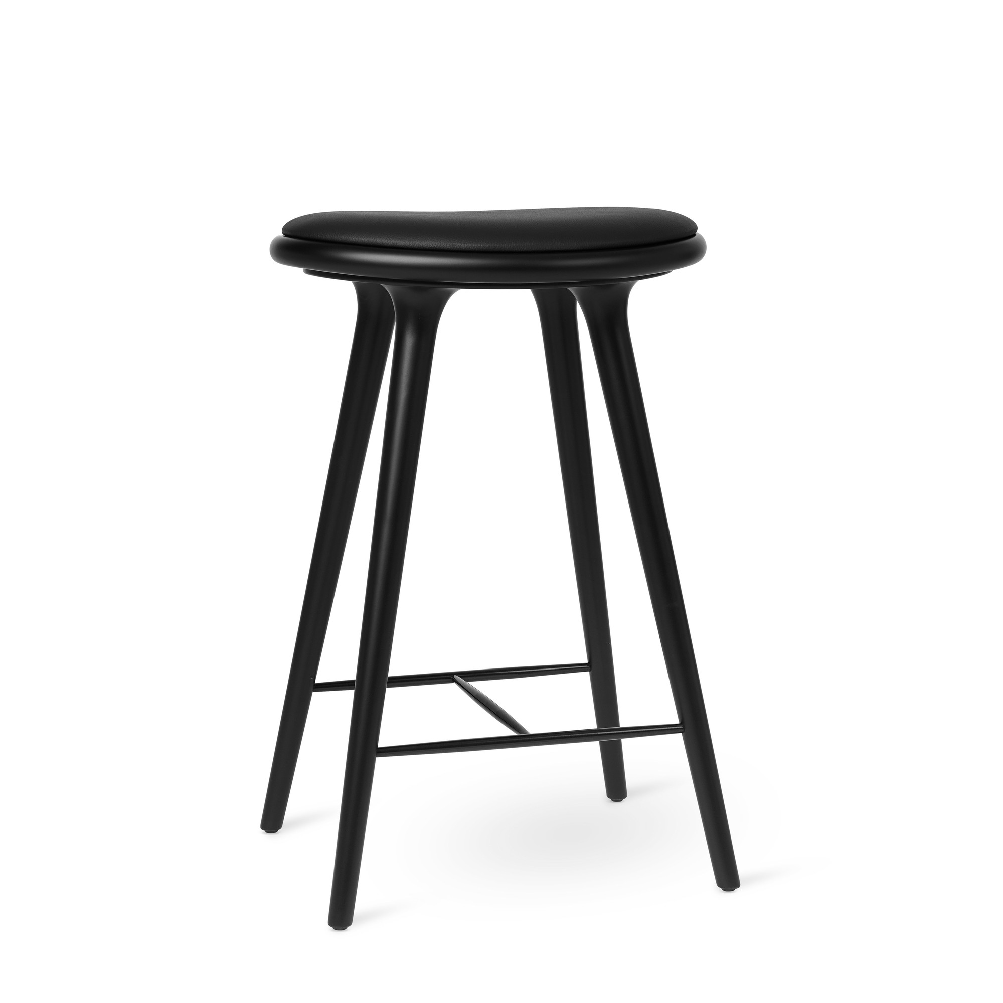 High Stool Barhocker schwarz gefärbte Buche Marter