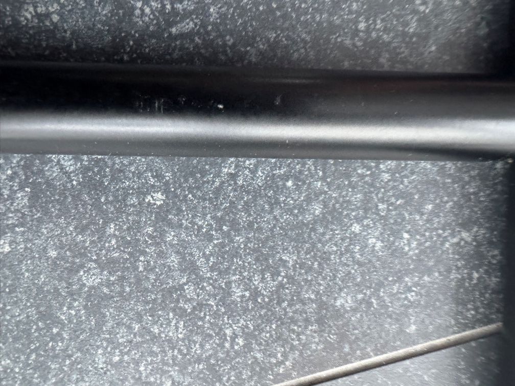 Eiermann 3 Tischgestell farbig SCHWARZ 58x29 cm Richard Lampert MÄNGELEXEMPLAR 