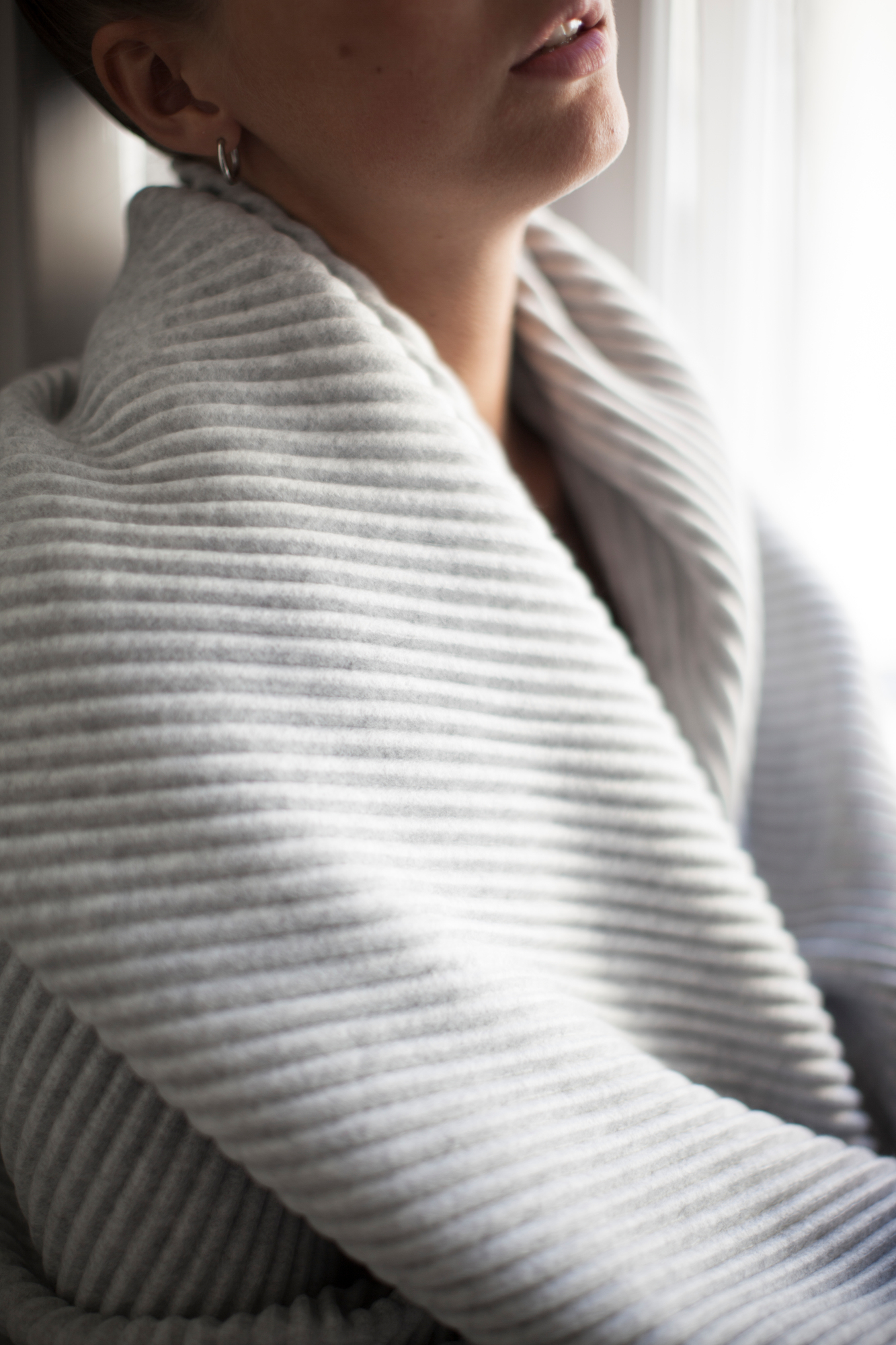 Pleece Throw Decke Design House Stockholm hellgrau EINZELSTÜCK