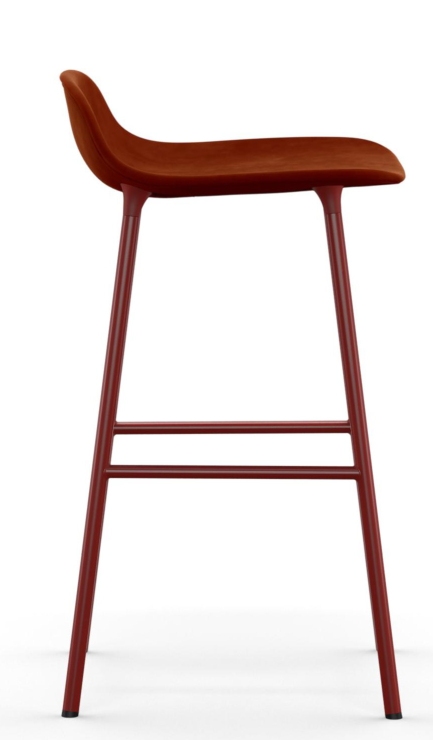 Form Barstool Barhocker H 65 cm Stahl Gepolstert Normann Copenhagen