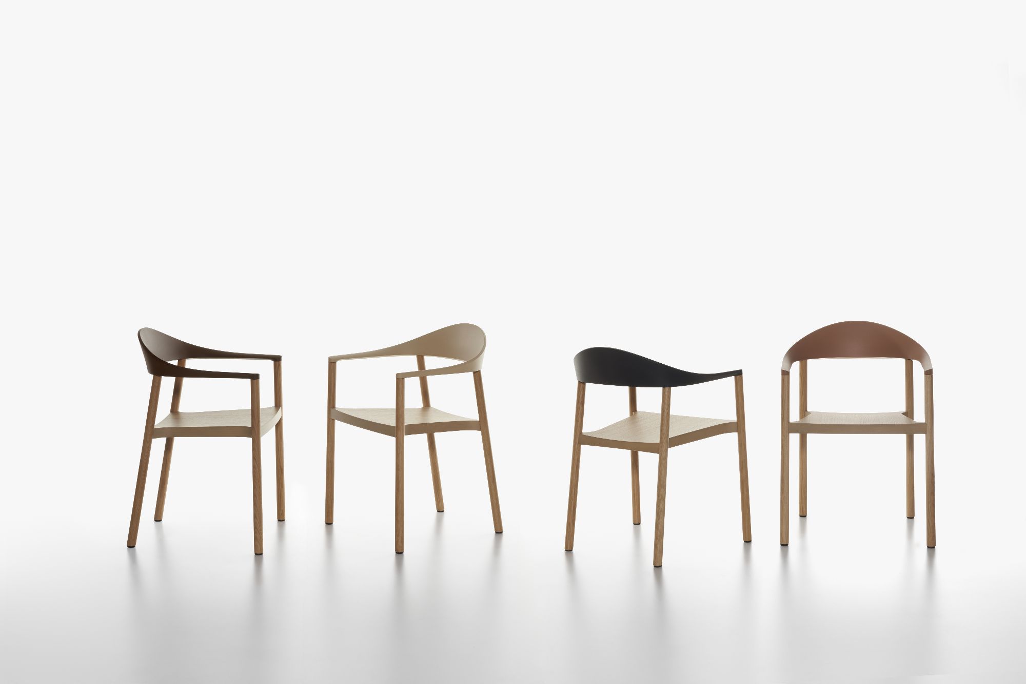 Monza Armchair Armlehnen Stuhl Plank