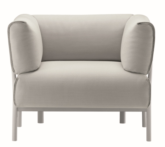 Heller Eleven Sessel von Alias: Moderner Loungesessel mit Stoffbezug und minimalistischem Design.