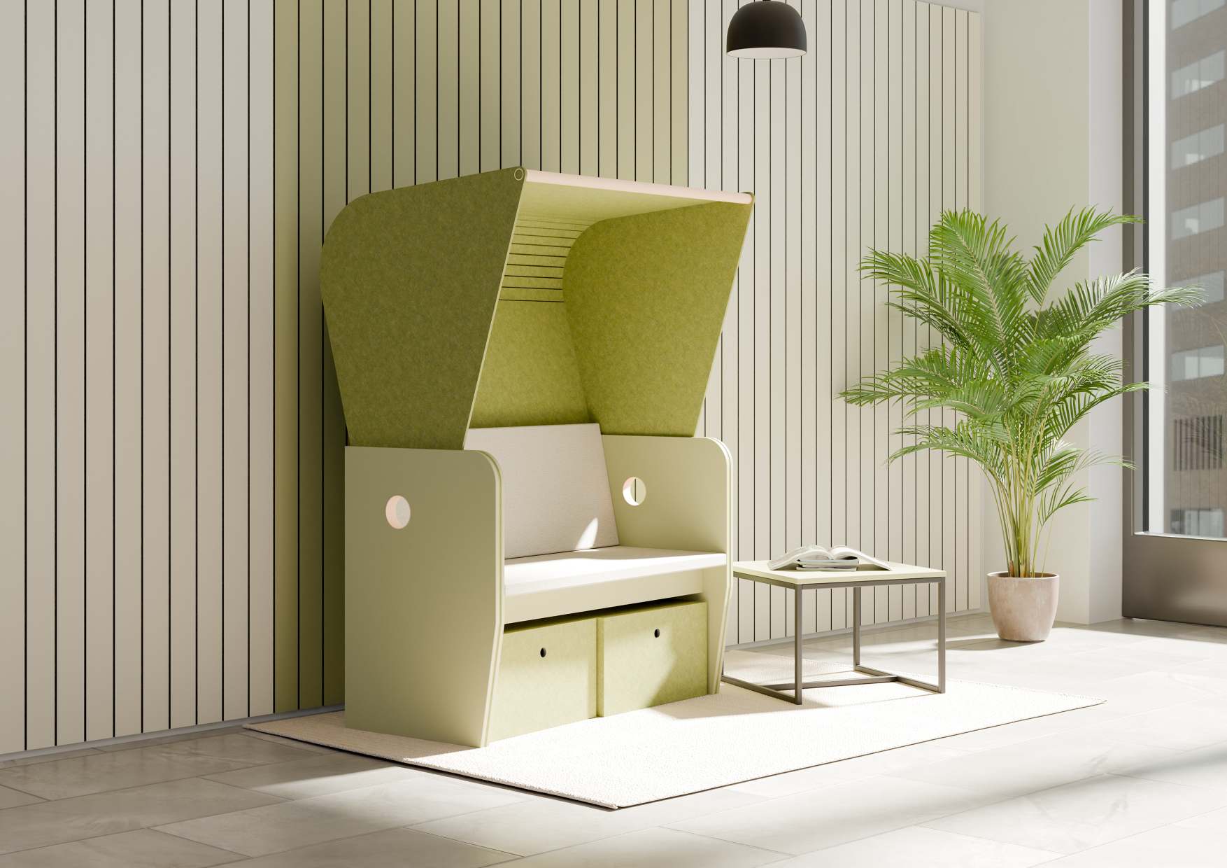 Baltic Strandkorb Besprechungs-/ Rückzugsplatz Palmberg