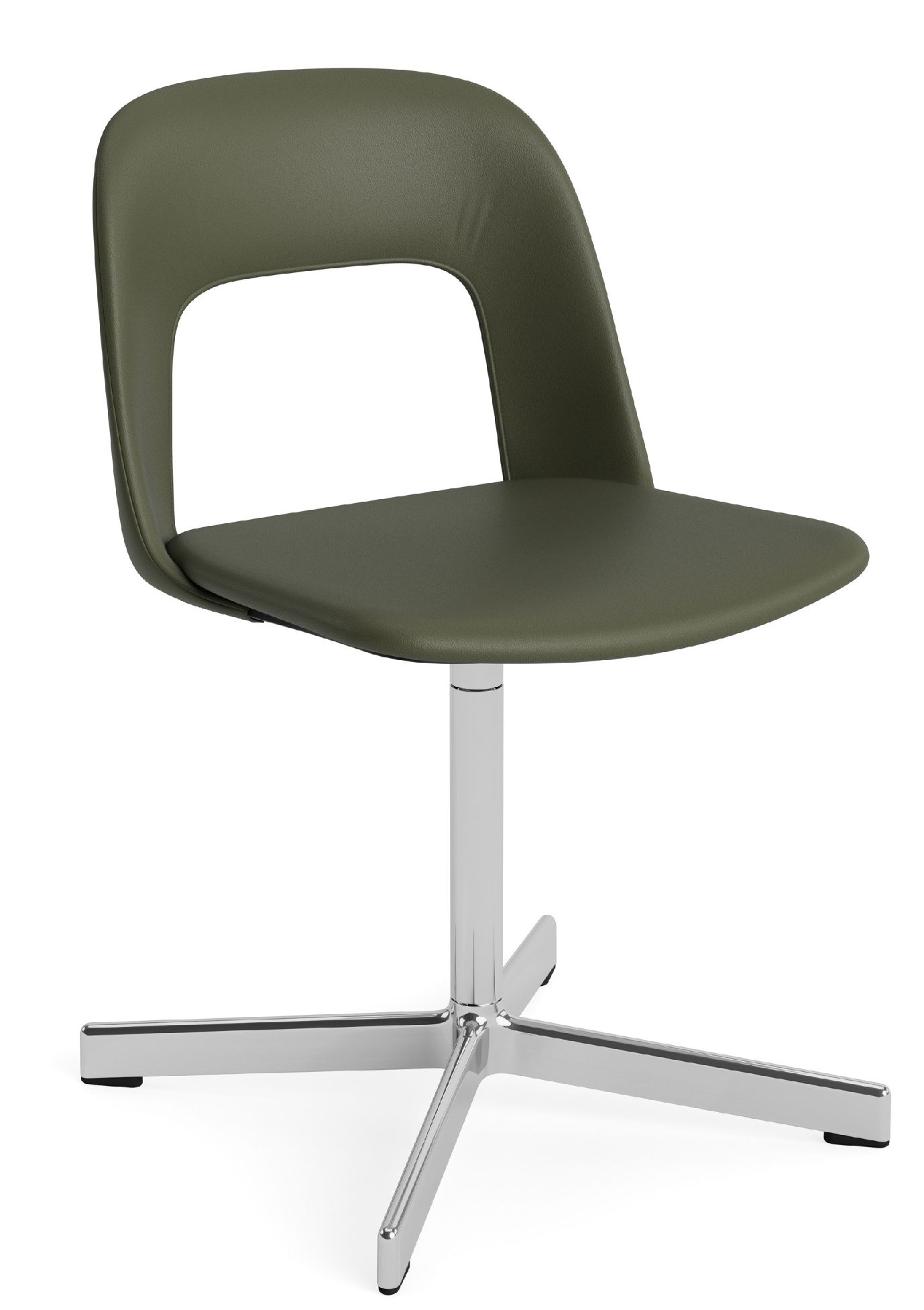 Layout Side Chair 134 4-Stern Drehfuß Stuhl Hay
