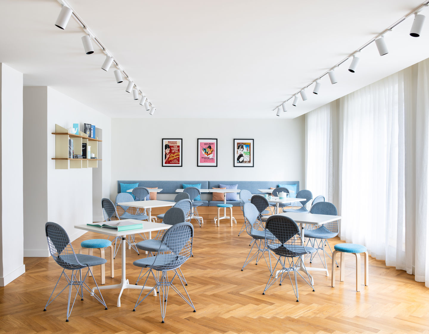 DKR-2 Wire Chair Stuhl mit Sitz und Rückenpolster Vitra