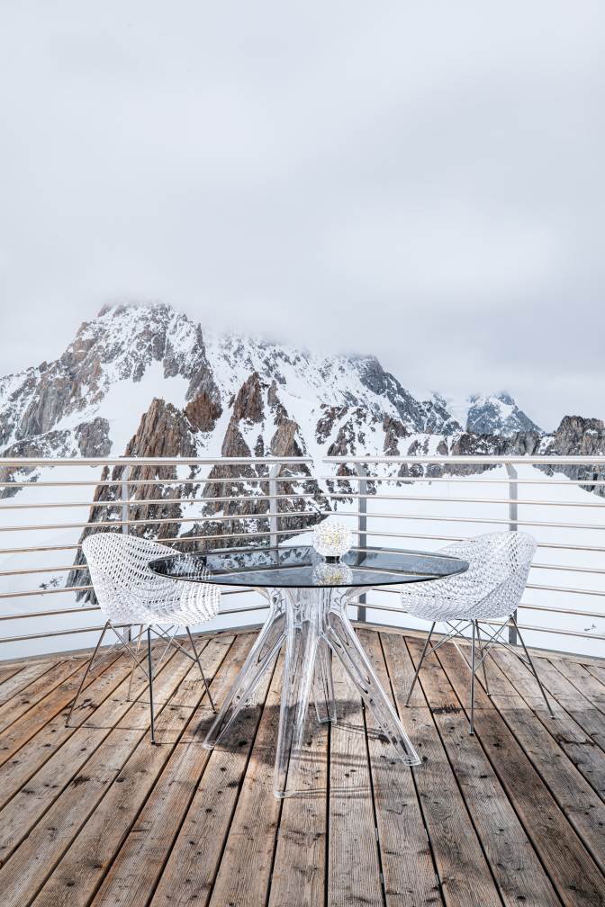 Smatrik Outdoor Stuhl Kartell Weiß