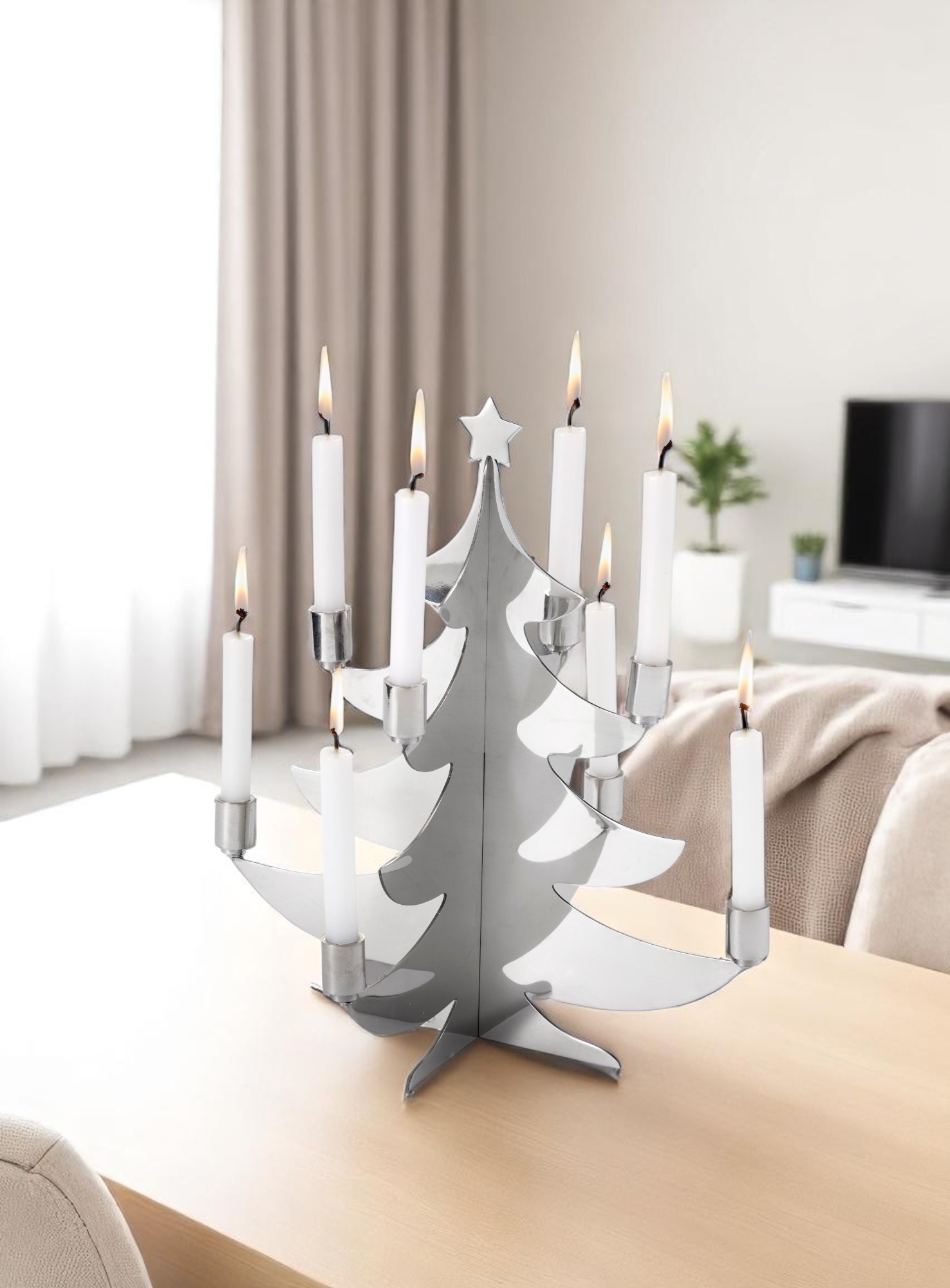 Grenoble Weihnachtsbaum für Kerzen Philippi