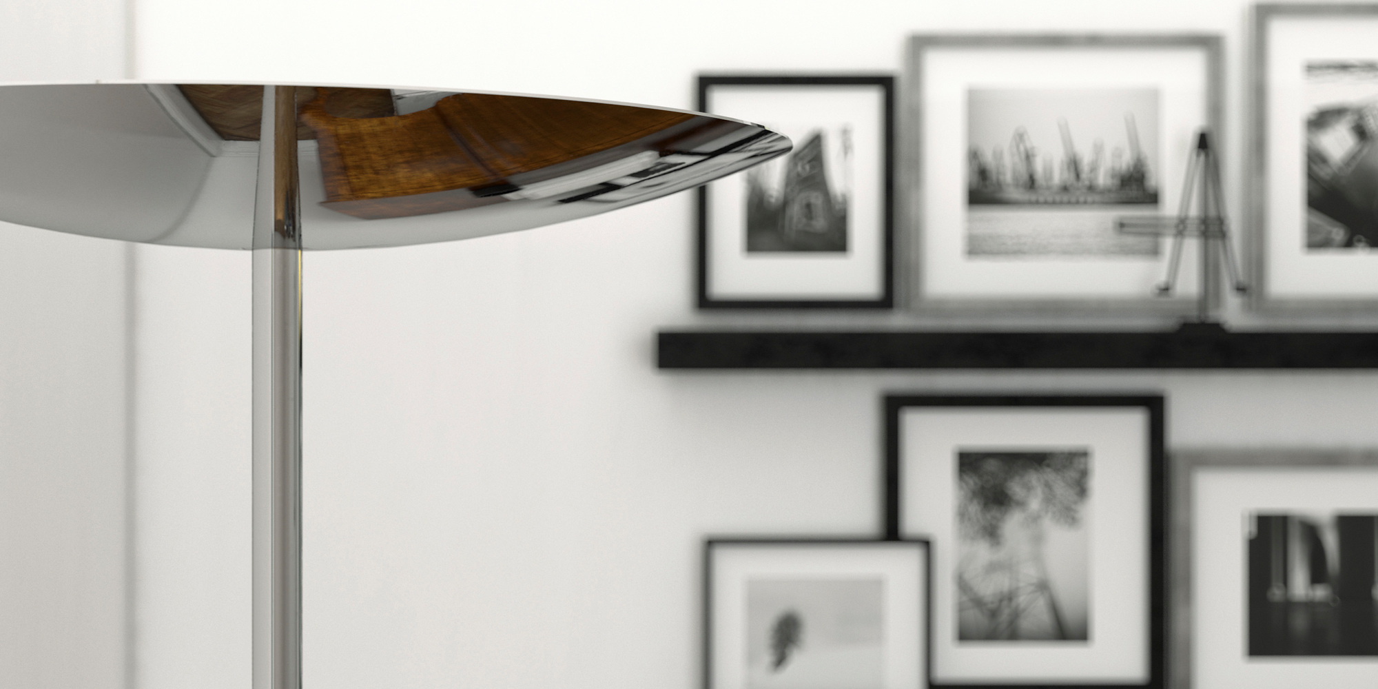 Classic LED Stehleuchte Belux Schwarz