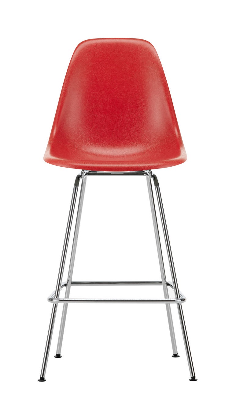 Eames Fiberglass Bar Stool Medium Barhocker Vitra
