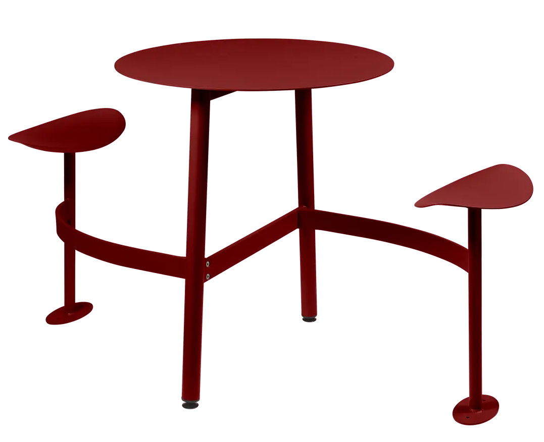 Bolder 2-Sitzer-Tisch mit Sitzflächen Outdoor Fermob