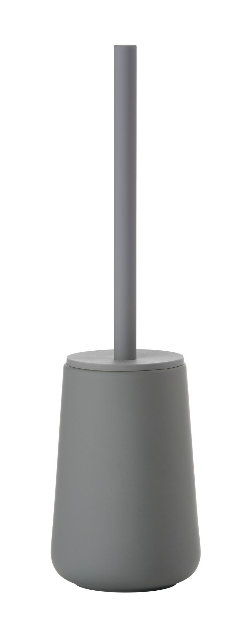 Graue Nova One Toilettenbürste von Zone Denmark. Modernes Badaccessoire für stilvolle Badezimmer.