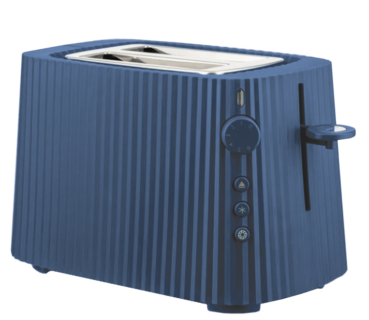 MDL08 Plissé Toaster Alessi Blau