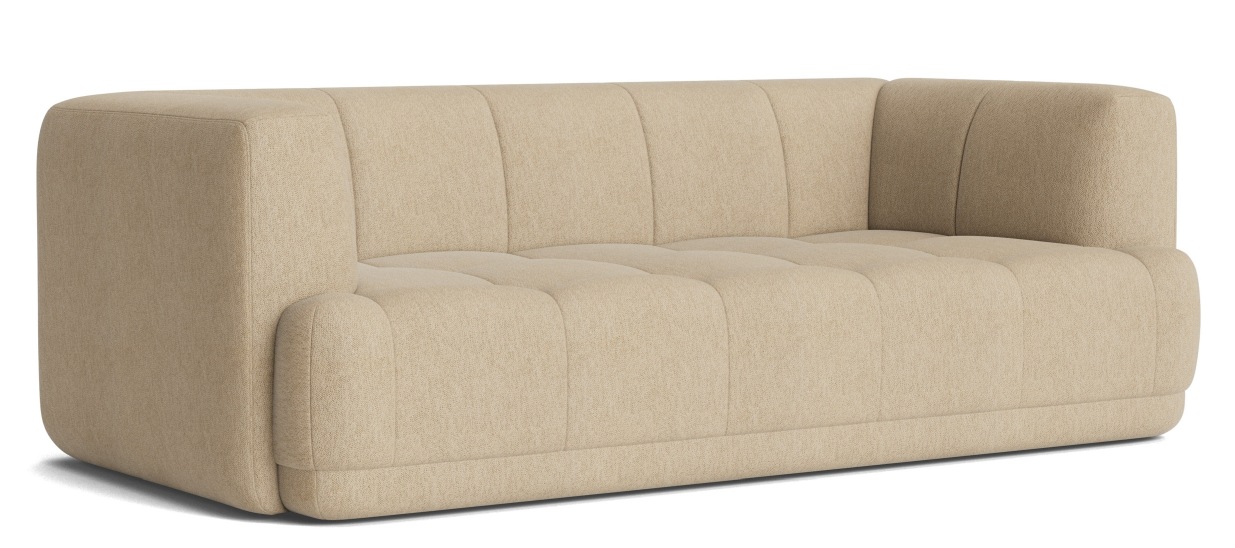 Quilton 2 Seater Sofa 2-Sitzer Hay Stoff Turf Sand