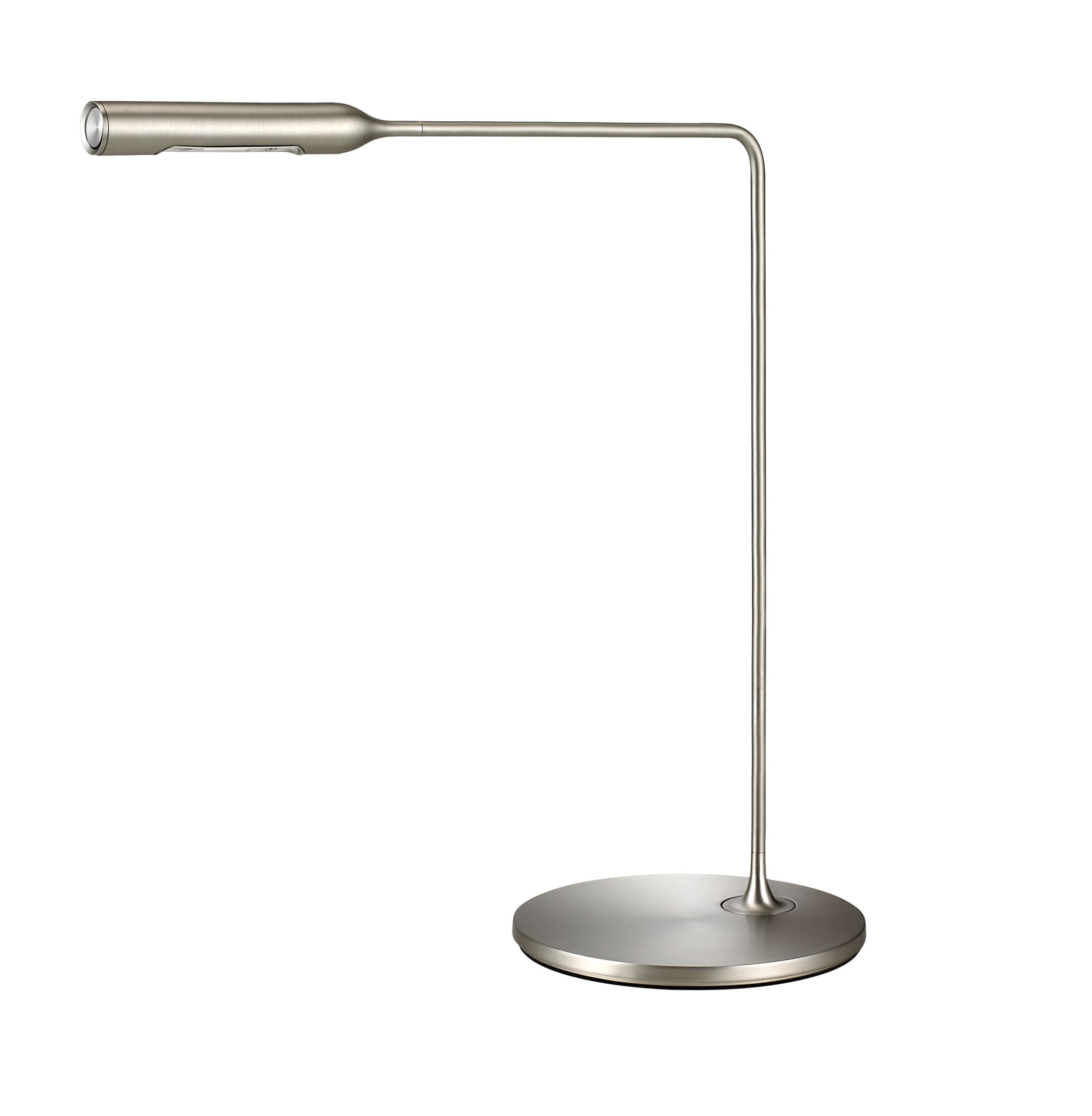 Flo Desk Tischleuchte Nickel gebürstet Lumina
