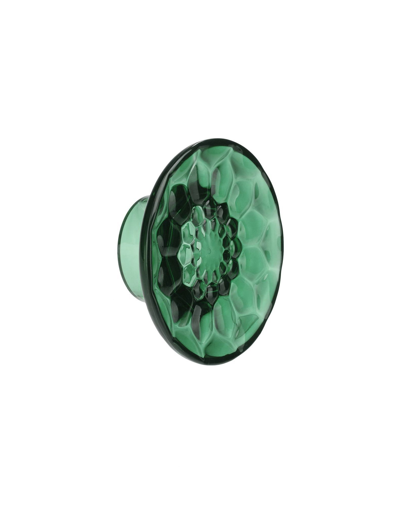 Grüner Jellies Garderobenhaken von Kartell, ein dekorativer Wandhaken für Jacken und Mäntel.