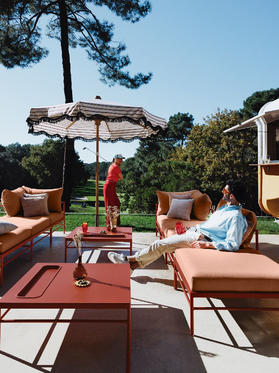 Rivage Beistelltisch Outdoor B 85 x T 85 x H 29,5 cm Fermob