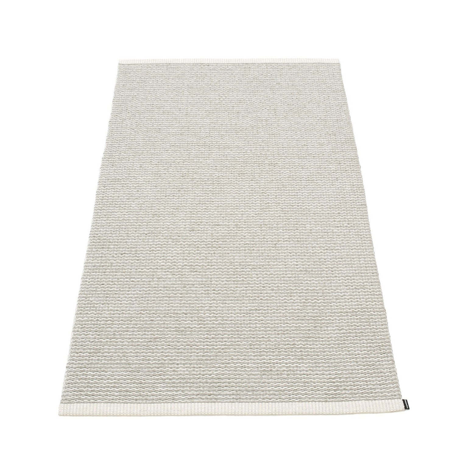 Pappelina Mono Kunststoffteppich in Fossil, Größe 85x160 cm, gewebter Teppich für Innen- und Außenbereich.