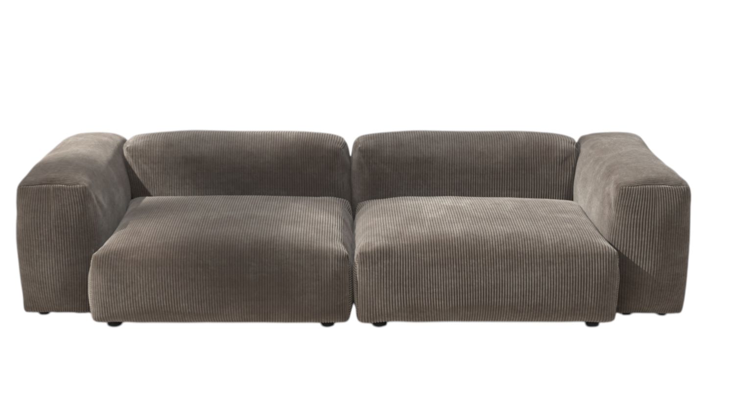 Sofa Set 02 Medium 2,5-Sitzer vetsak Cord Mocha