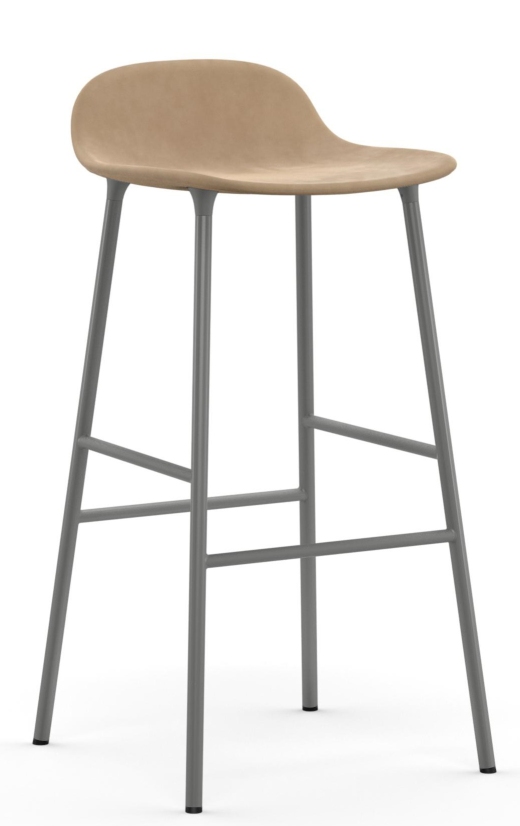 Form Barstool Barhocker H 75 cm Stahl Gepolstert Normann Copenhagen