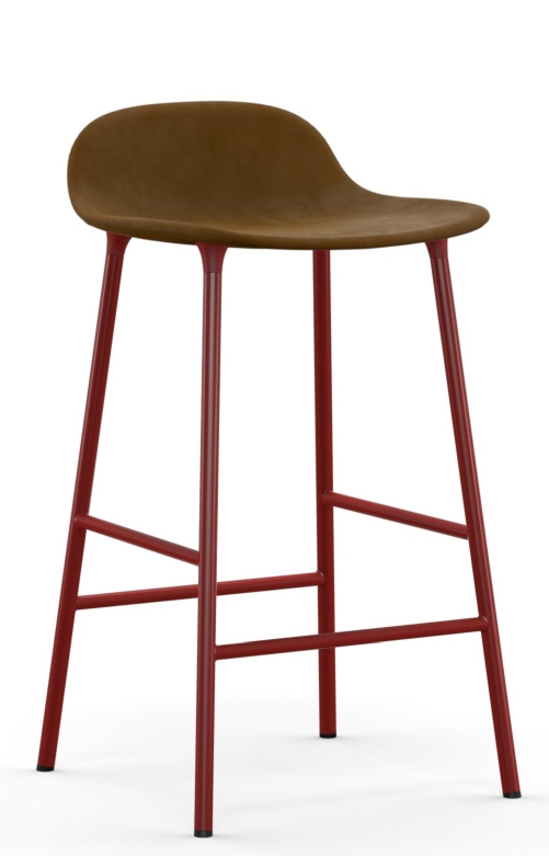Form Barstool Barhocker H 65 cm Stahl Gepolstert Normann Copenhagen