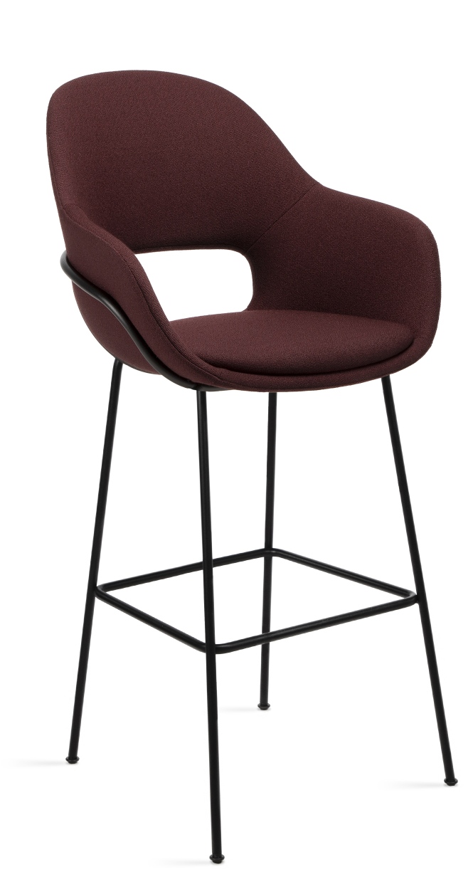 Theia Barstool Armchair High Barhocker Freifrau Manufaktur