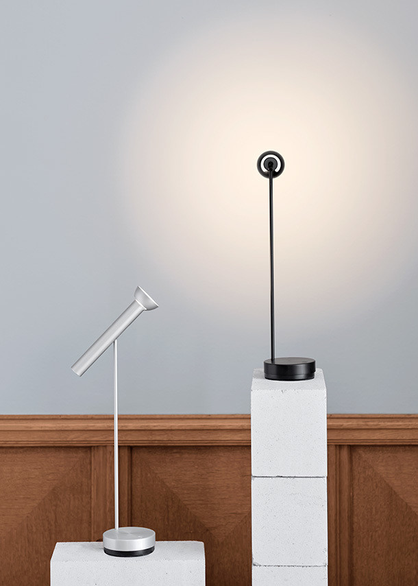 TOPOLED Tischleuchte T Bronze eloxiert Baltensweiler EINZELSTÜCK