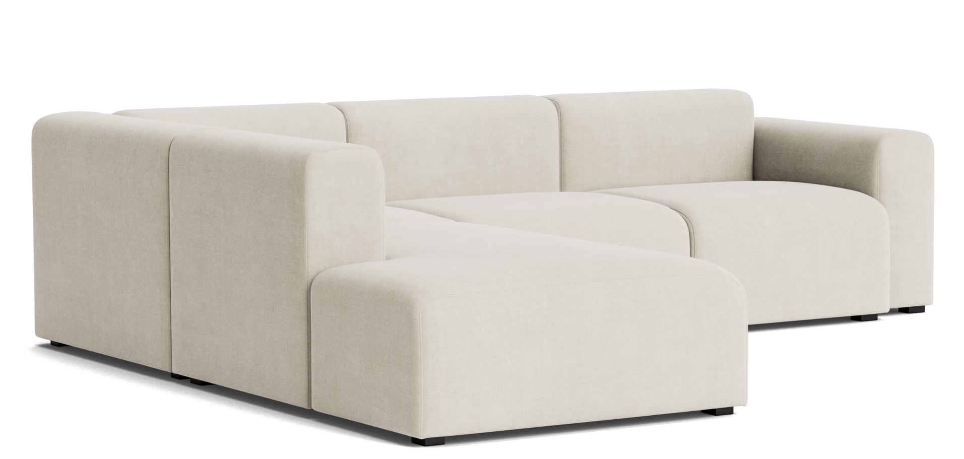 Mags Sofa Corner Combination 2 Low Armrest mit Armlehne links Hay Stoff Linara 440