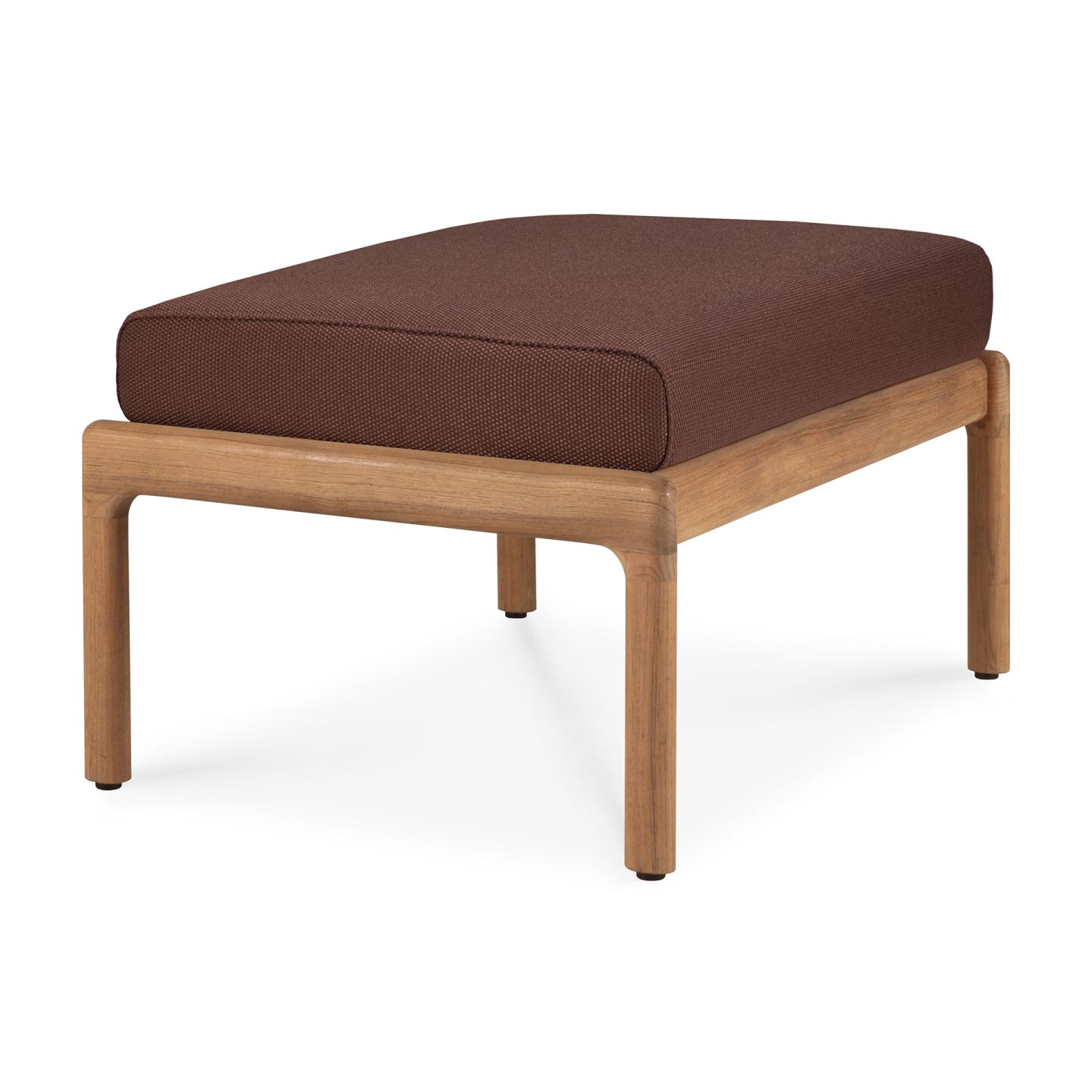 Jack Outdoor Polsterhocker Teak Burgundy Ethnicraft