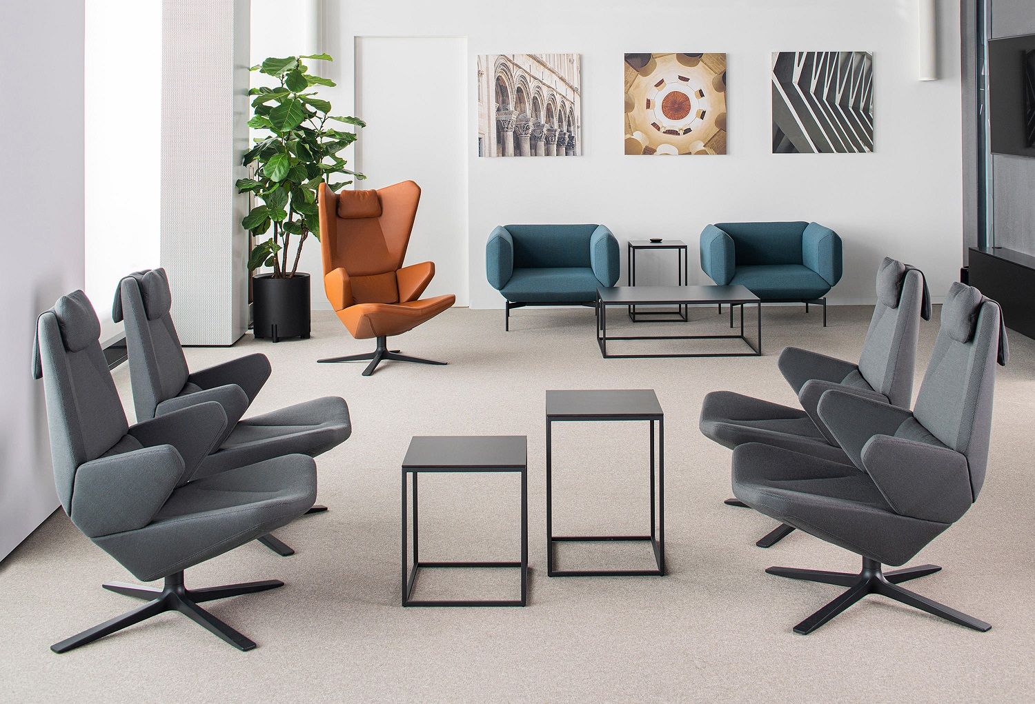 Trifidae Armsessel / Trifidae Konferenzstuhl Prostoria