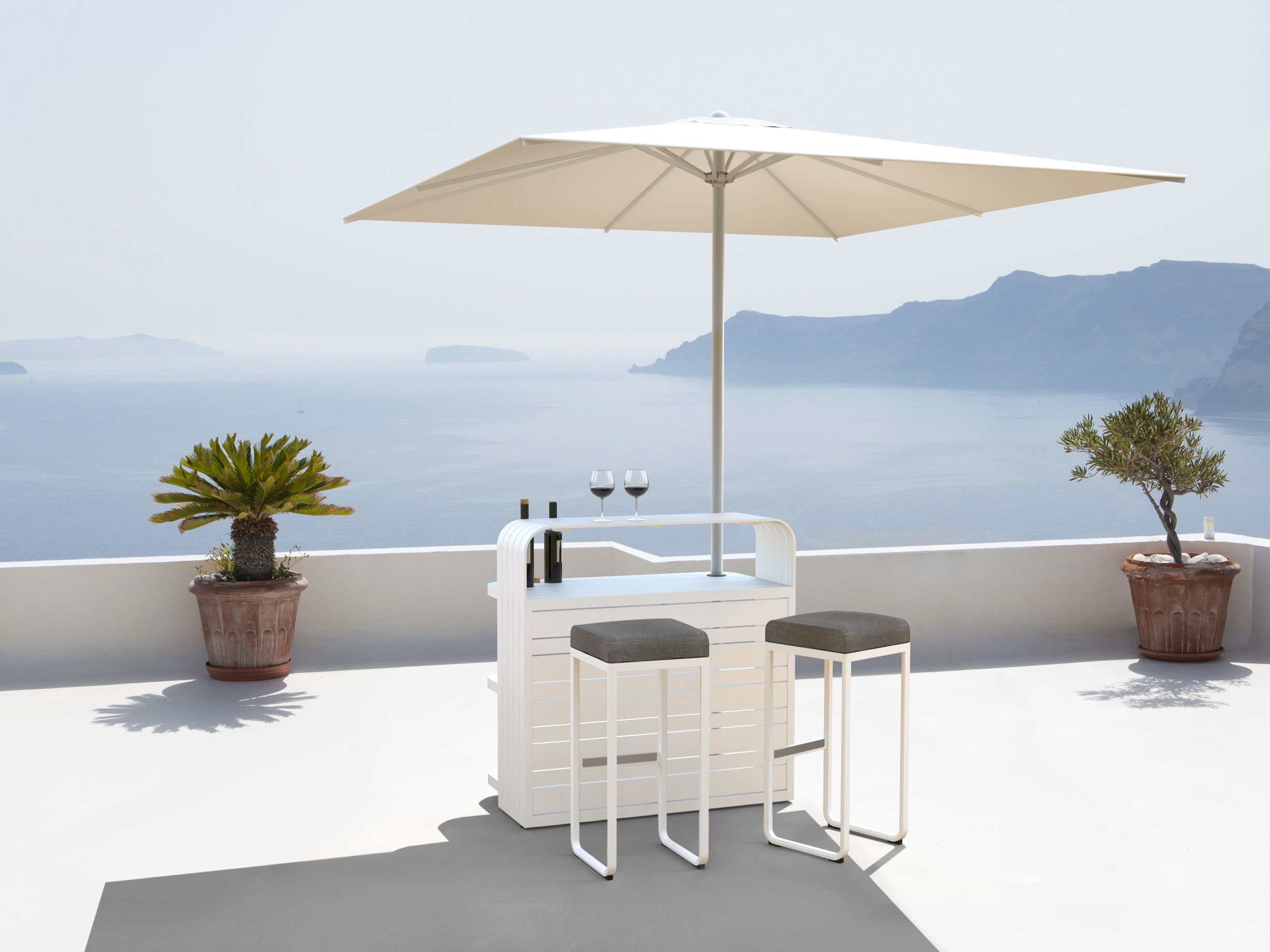 Air Outdoor Bar Weiß Moree