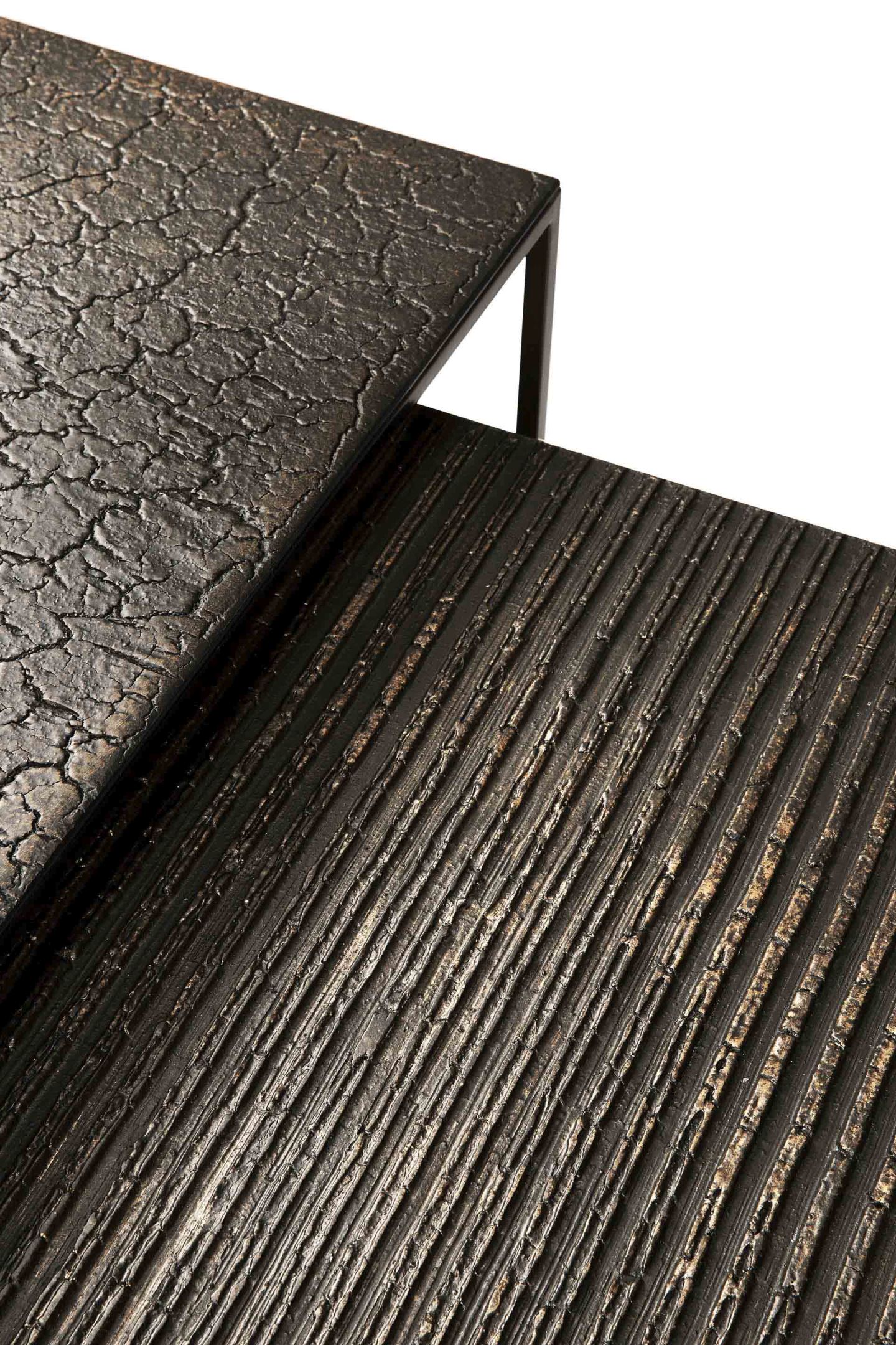 Pentagon Couchtisch 2er Set Whisky Ethnicraft