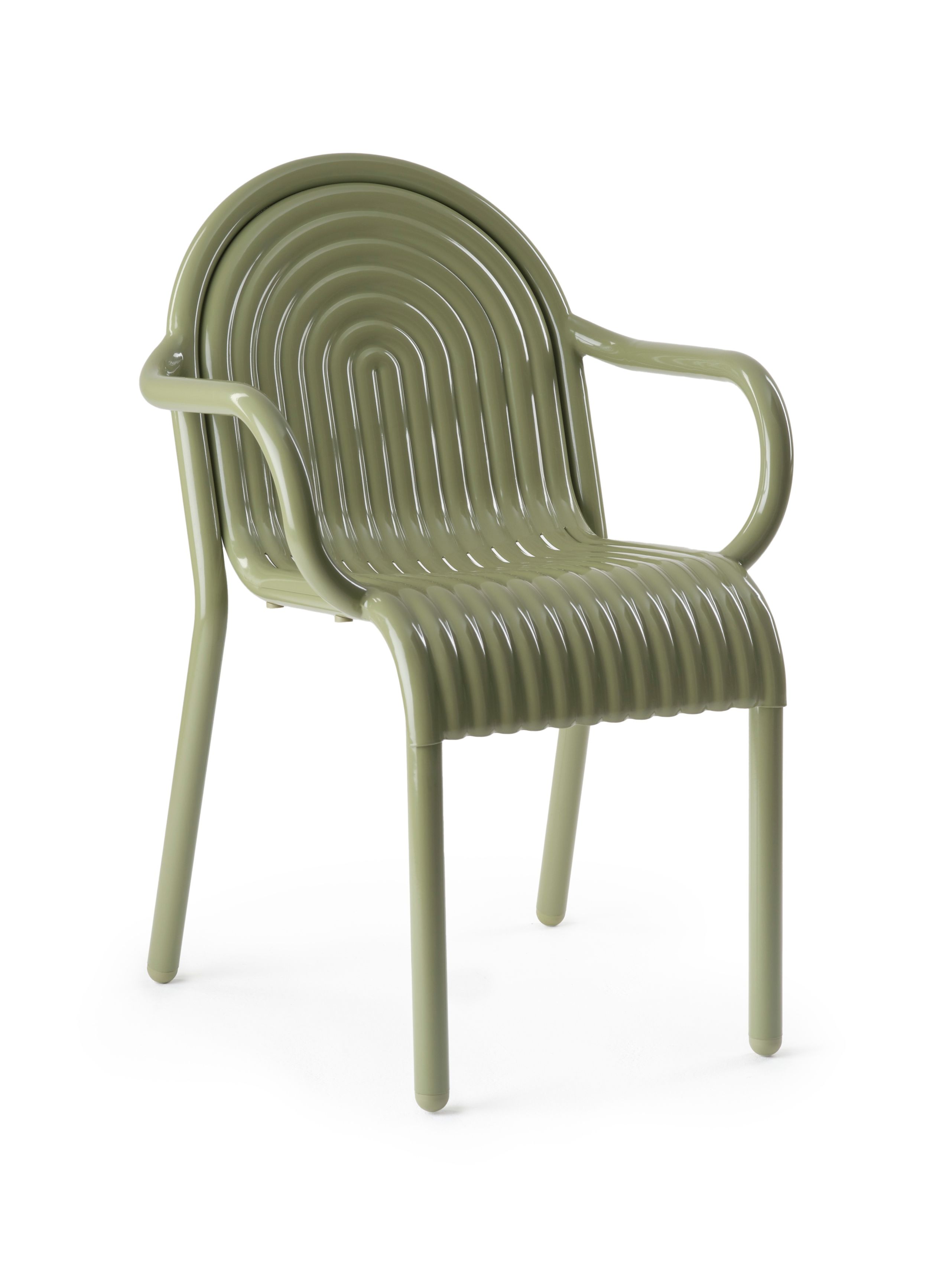 Groove Outdoor Armlehnstuhl Moos Tom Dixon